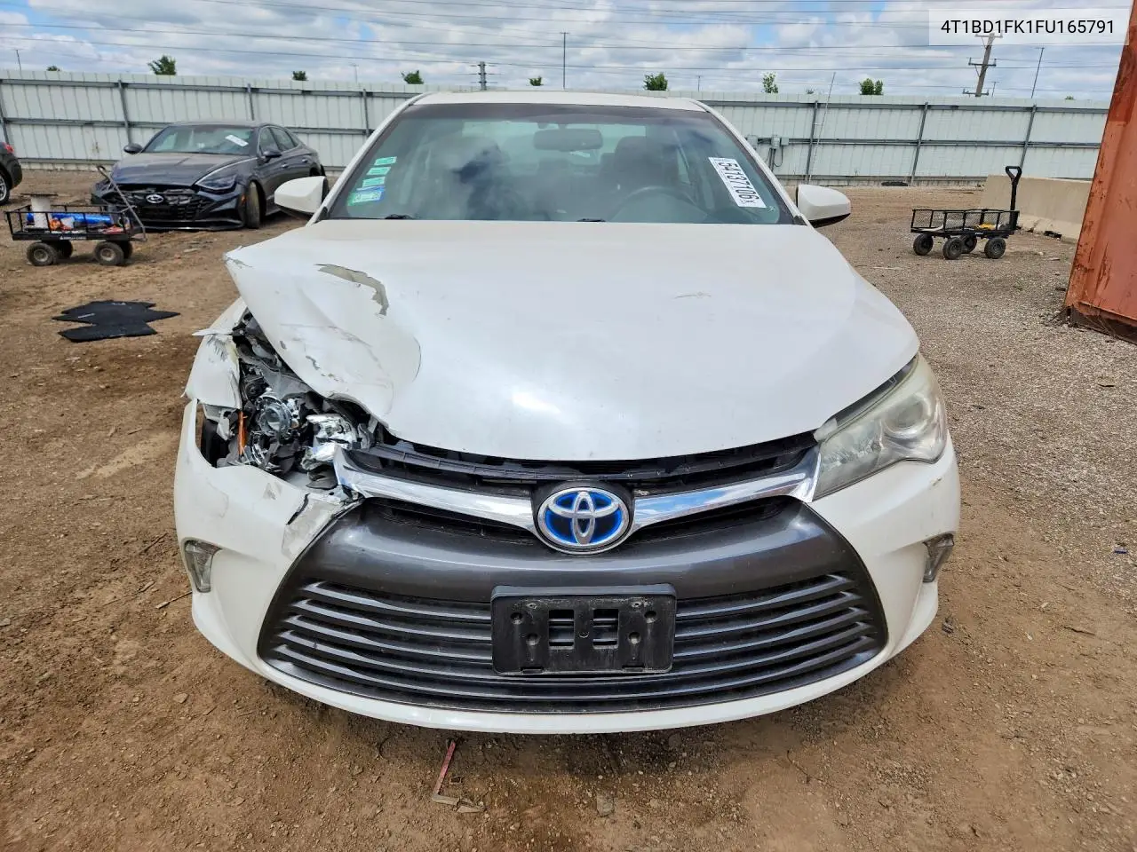 2015 Toyota Camry Hybrid Xle VIN: 4T1BD1FK1FU165791 Lot: 54137106