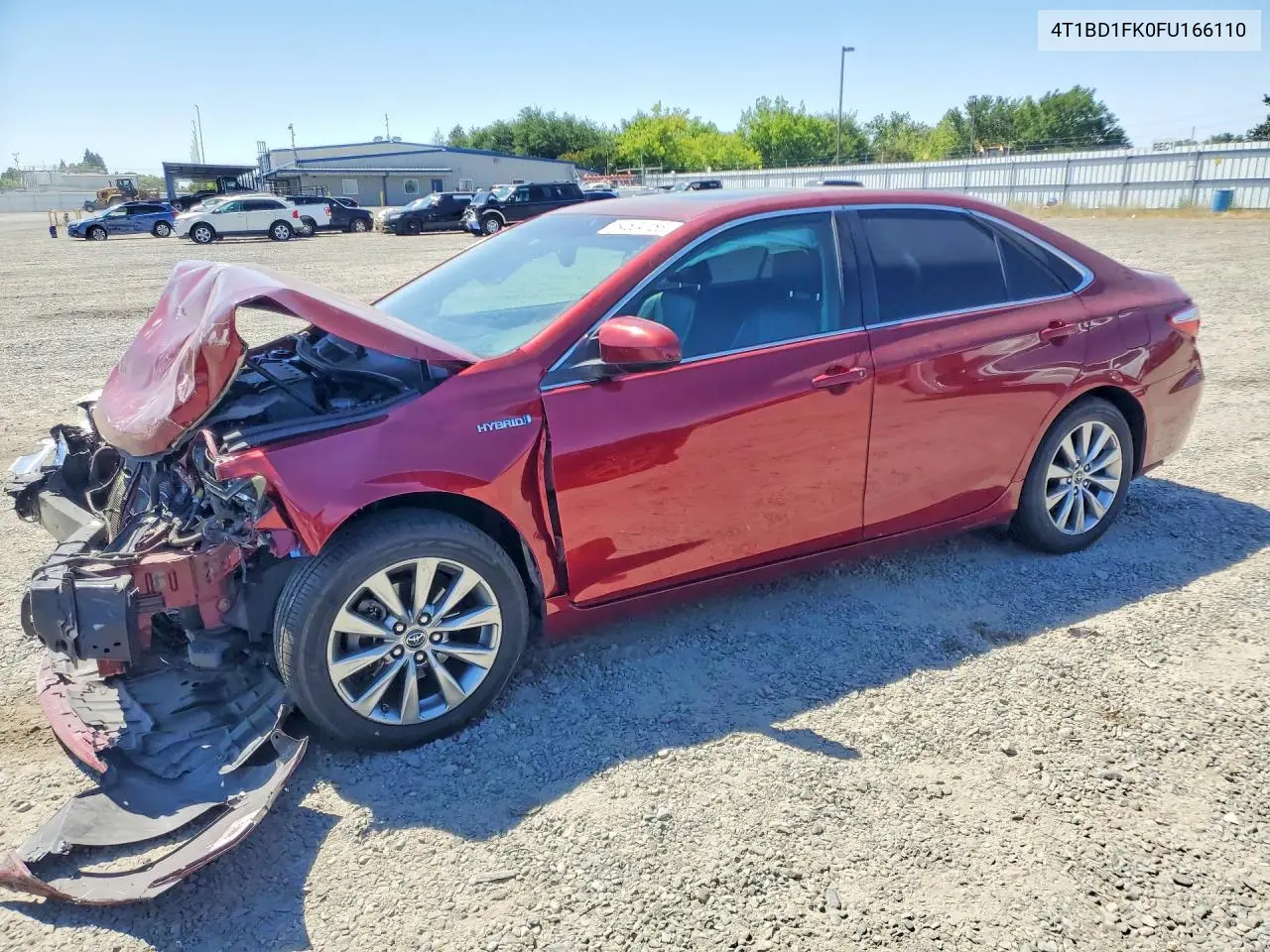 2015 Toyota Camry Hybrid Xle VIN: 4T1BD1FK0FU166110 Lot: 54504156