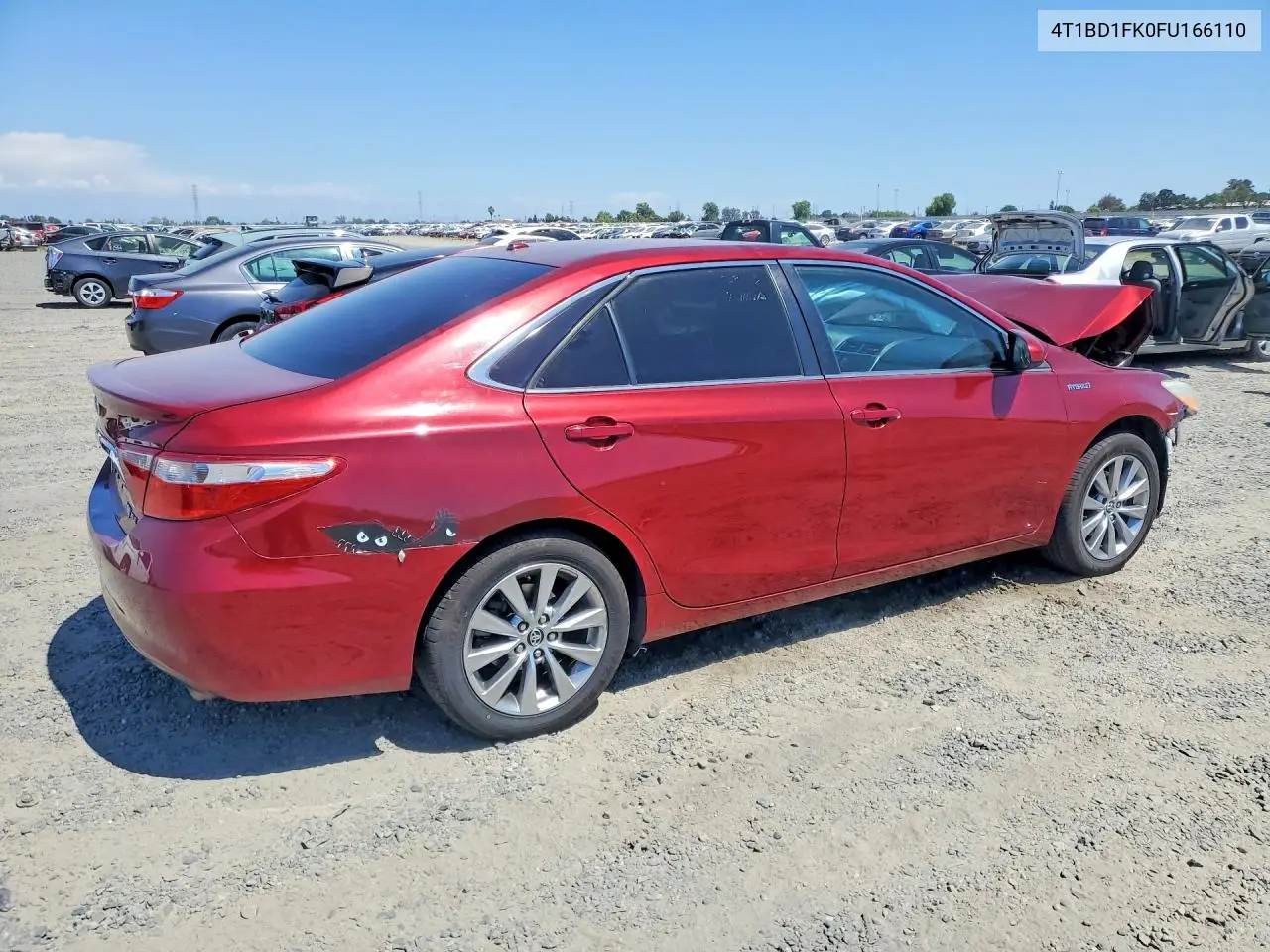 2015 Toyota Camry Hybrid Xle VIN: 4T1BD1FK0FU166110 Lot: 54504156