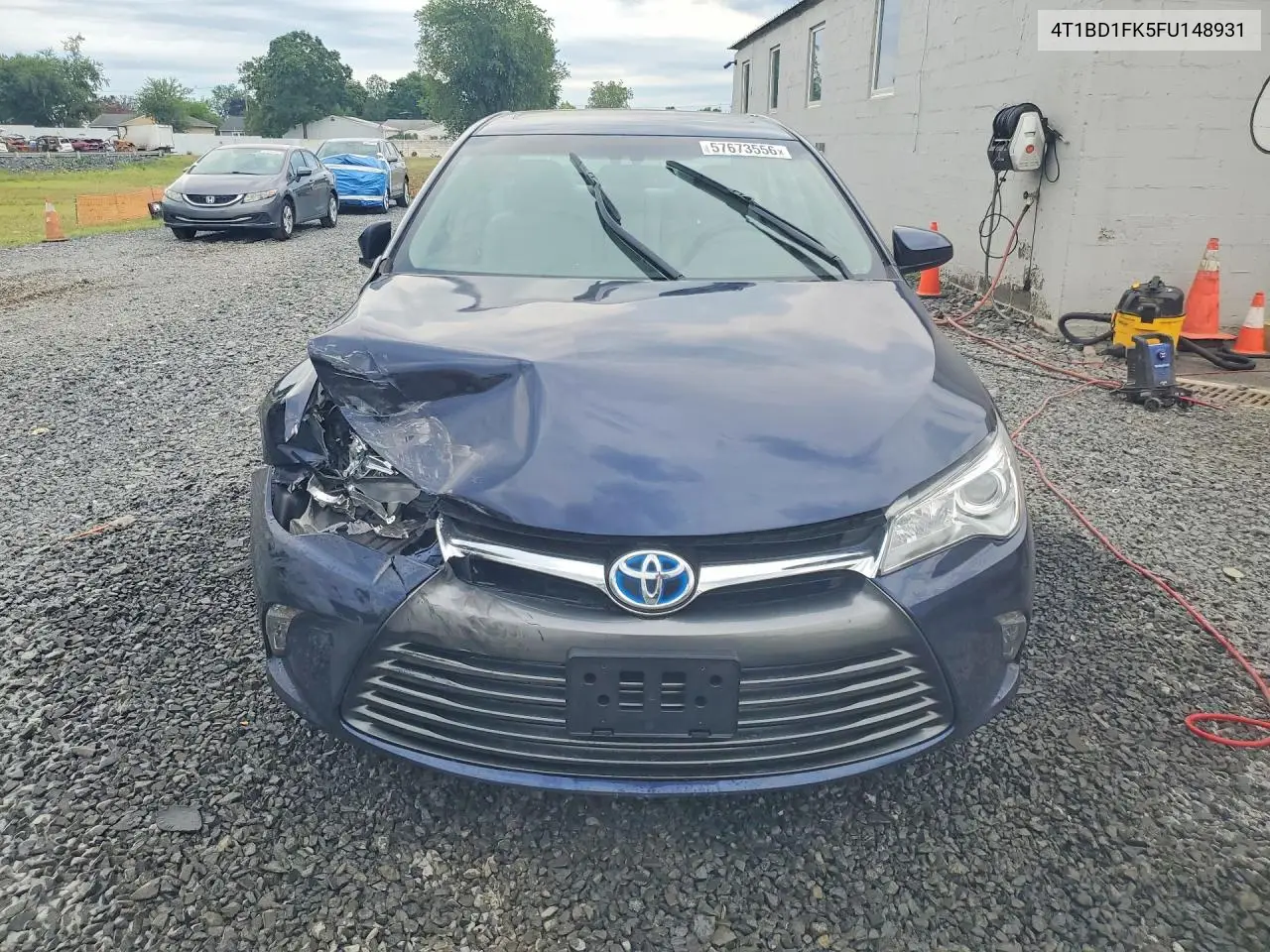 2015 Toyota Camry Hybrid Xle VIN: 4T1BD1FK5FU148931 Lot: 57673556