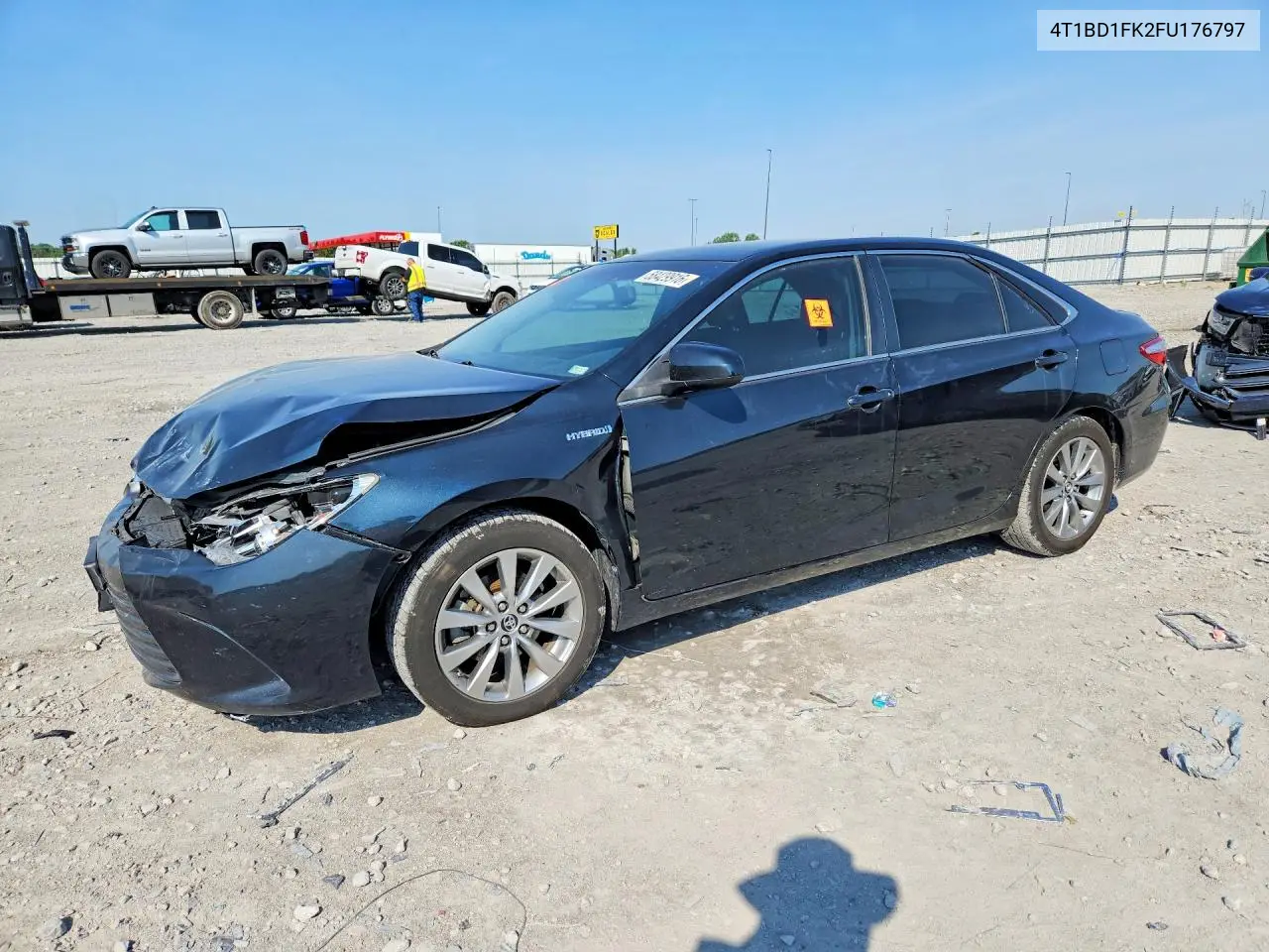 2015 Toyota Camry Hybrid Xle VIN: 4T1BD1FK2FU176797 Lot: 58429916