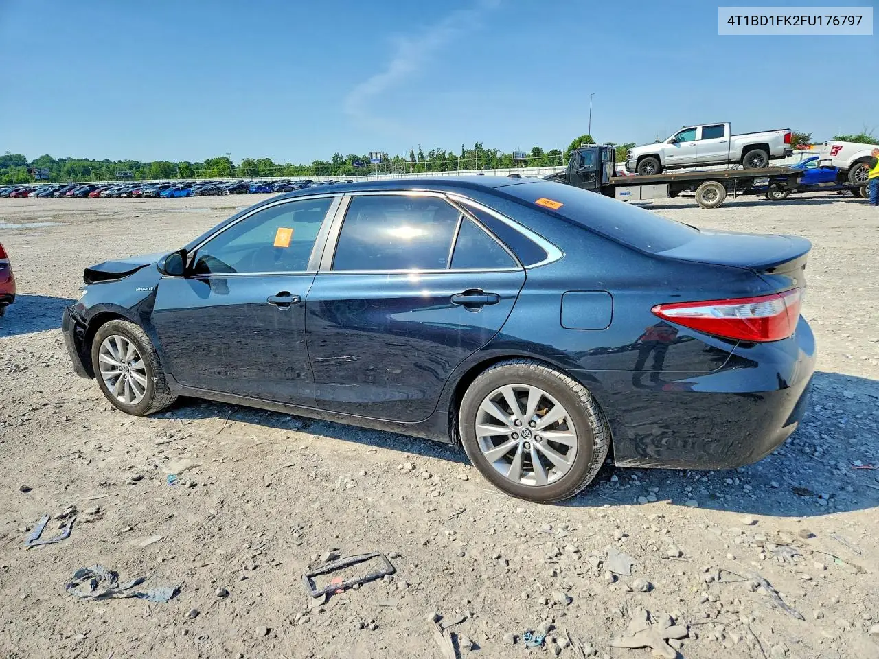 2015 Toyota Camry Hybrid Xle VIN: 4T1BD1FK2FU176797 Lot: 58429916