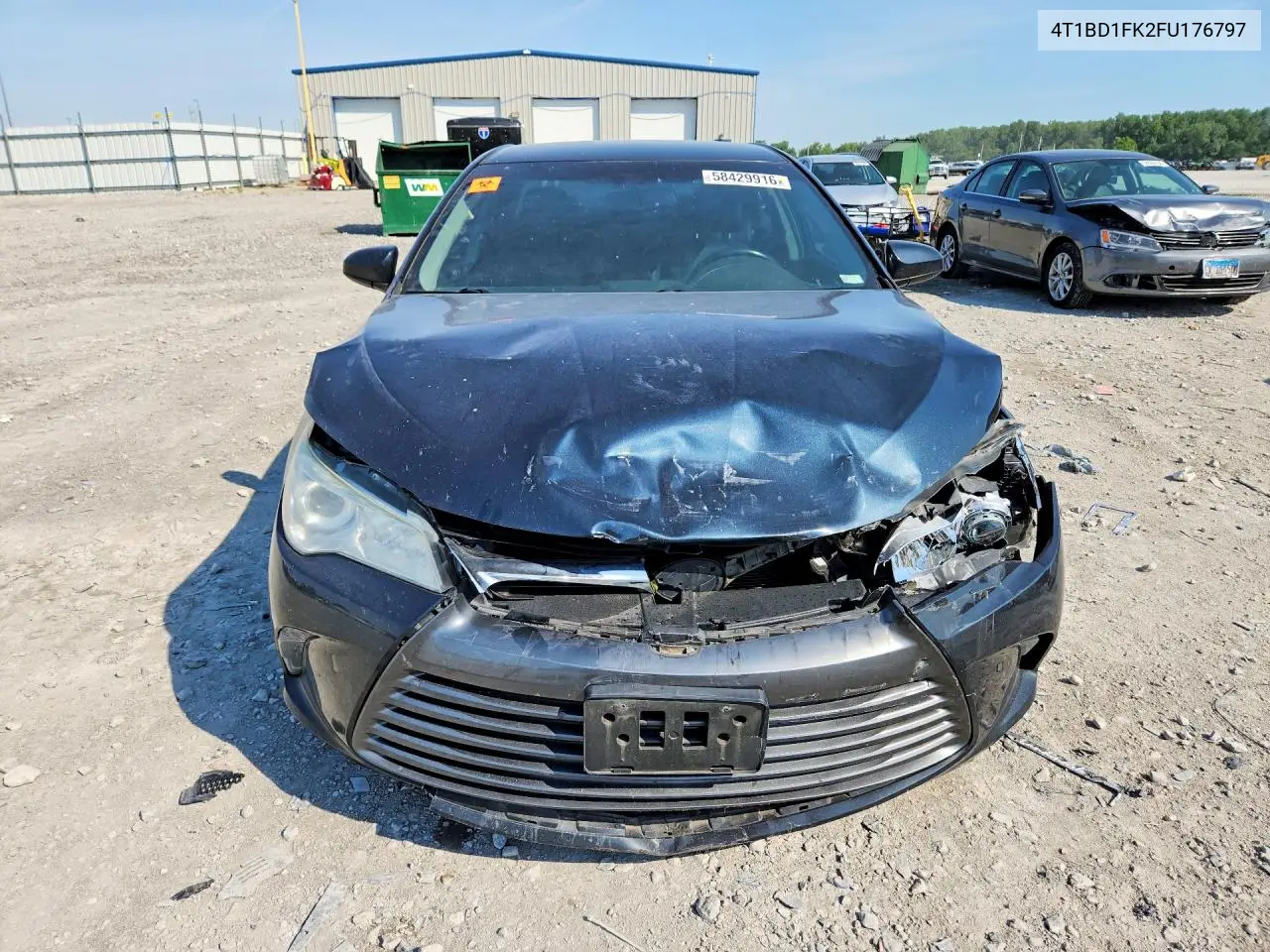 2015 Toyota Camry Hybrid Xle VIN: 4T1BD1FK2FU176797 Lot: 58429916