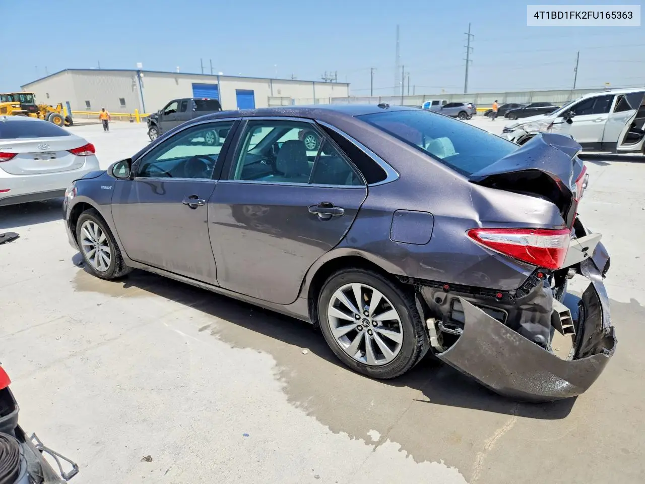 2015 Toyota Camry Hybrid Xle VIN: 4T1BD1FK2FU165363 Lot: 58952796