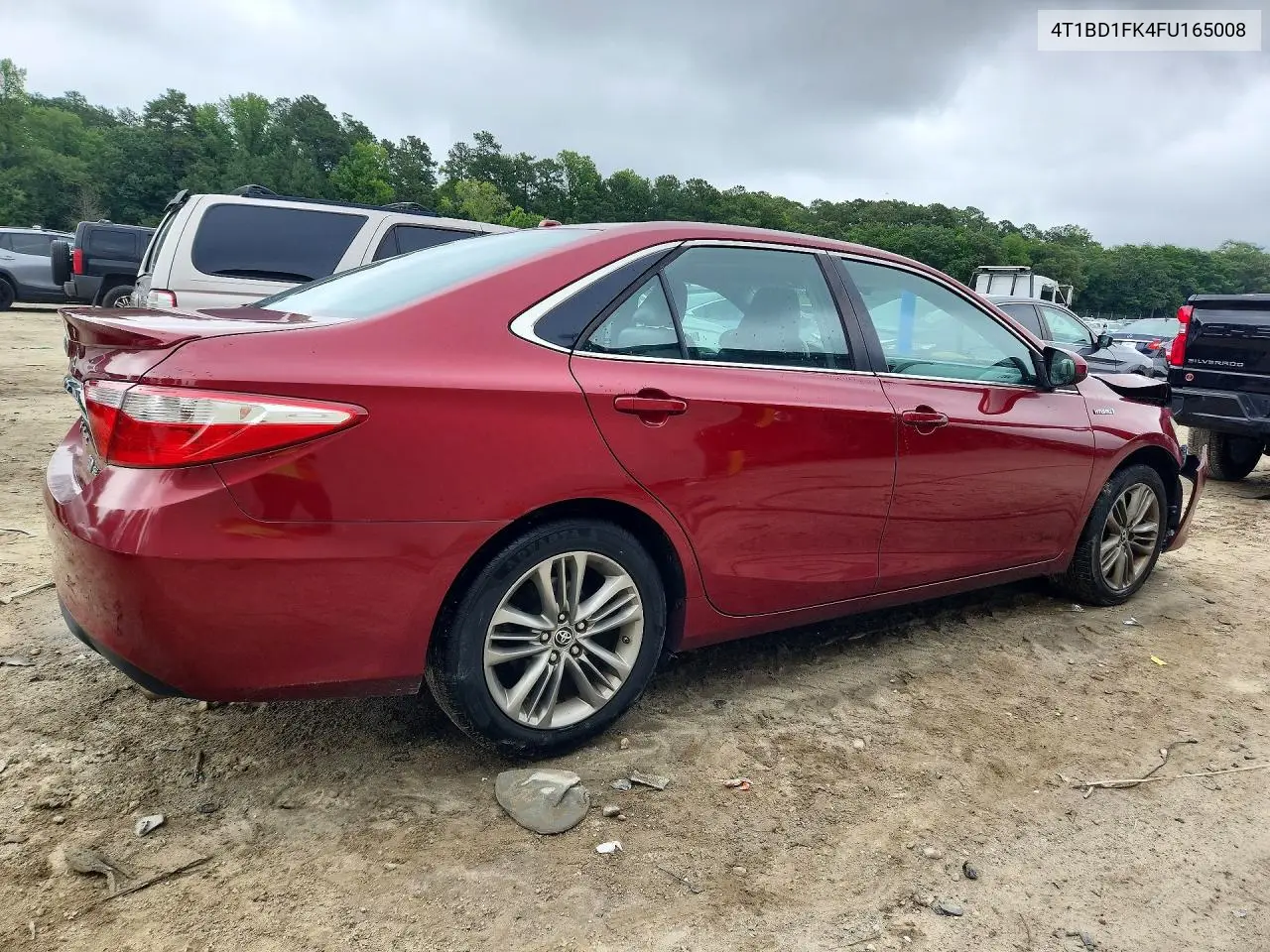 2015 Toyota Camry Hybrid Se VIN: 4T1BD1FK4FU165008 Lot: 59827436