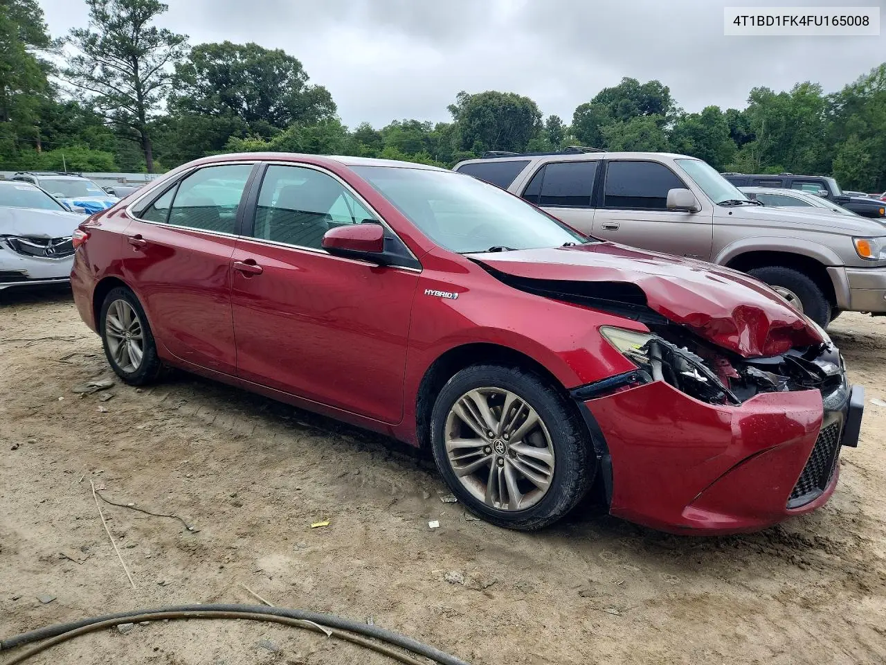 2015 Toyota Camry Hybrid Se VIN: 4T1BD1FK4FU165008 Lot: 59827436