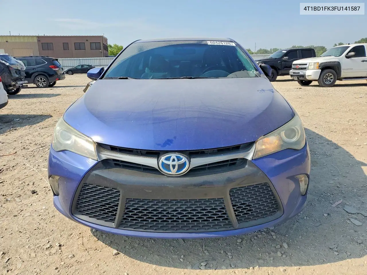 2015 Toyota Camry Hybrid Se VIN: 4T1BD1FK3FU141587 Lot: 60426126