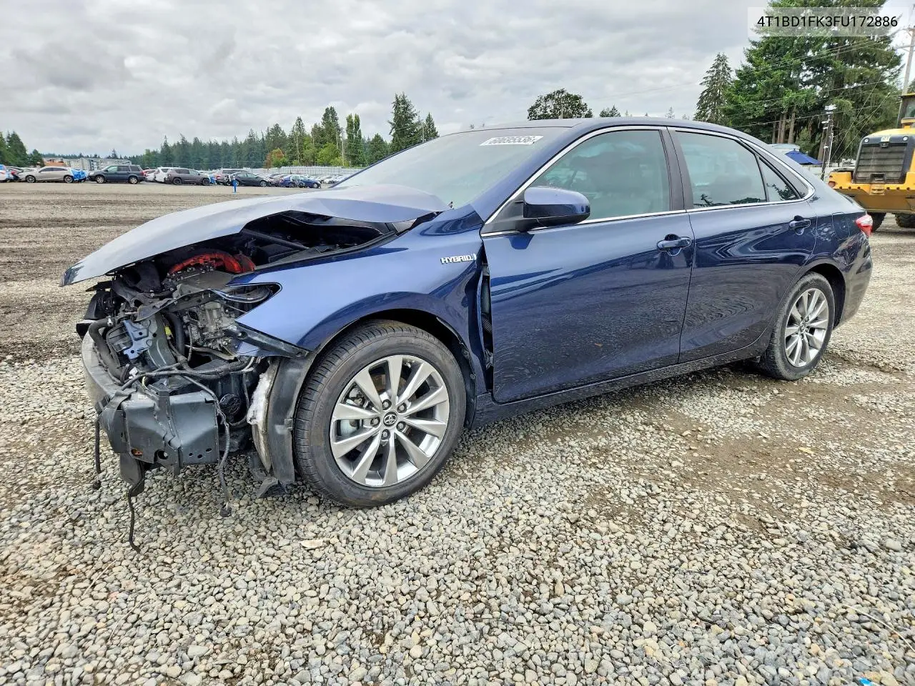 2015 Toyota Camry Hybrid Xle VIN: 4T1BD1FK3FU172886 Lot: 60695536