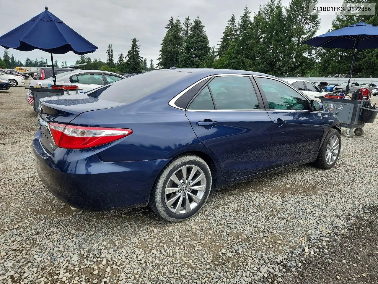 2015 Toyota Camry Hybrid Xle VIN: 4T1BD1FK3FU172886 Lot: 60695536