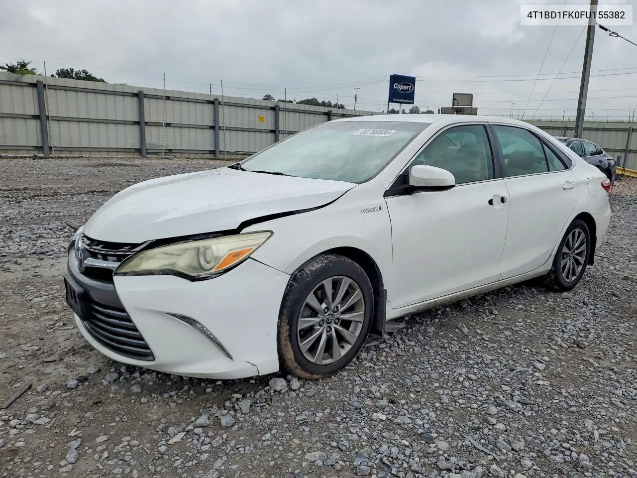 2015 Toyota Camry Hybrid Xle VIN: 4T1BD1FK0FU155382 Lot: 60788886