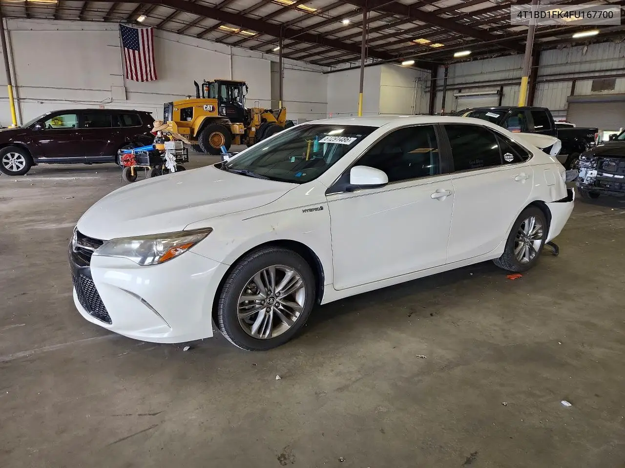 2015 Toyota Camry Hybrid Se VIN: 4T1BD1FK4FU167700 Lot: 61291486
