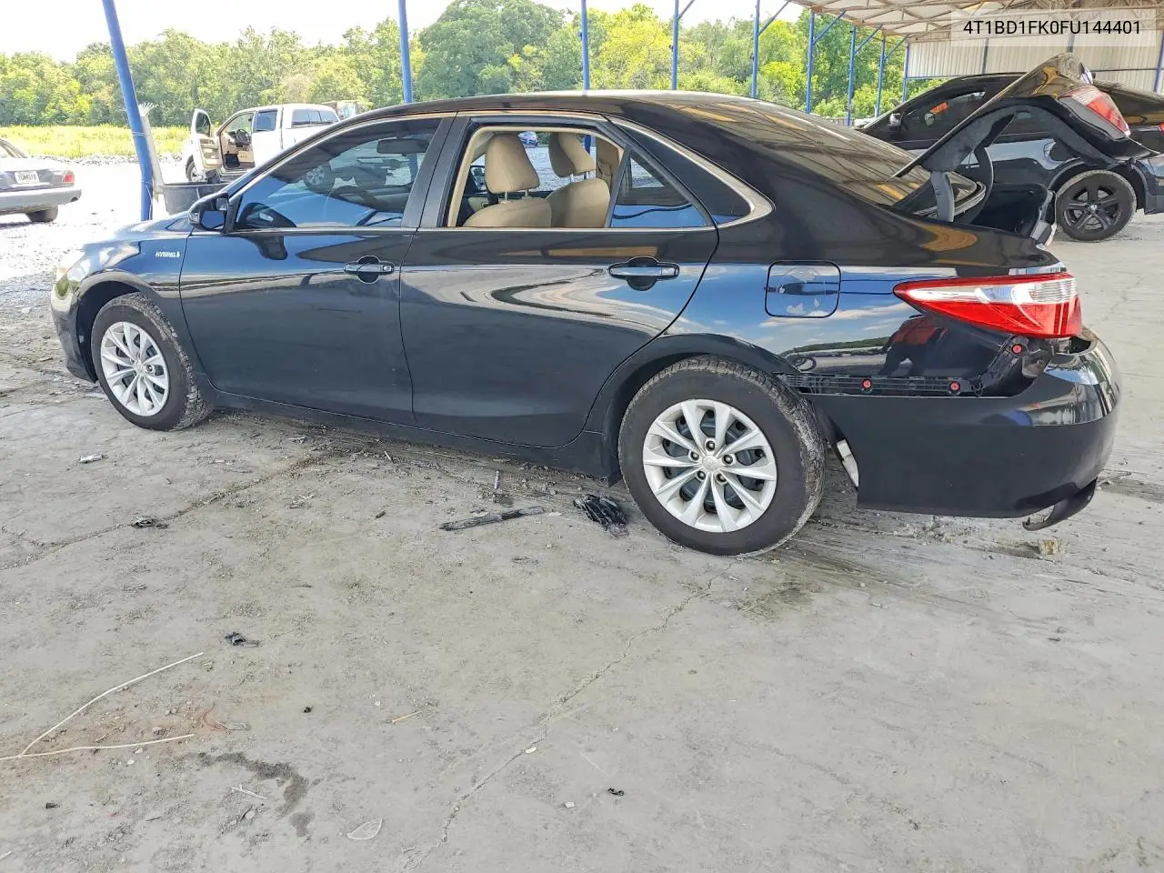 2015 Toyota Camry Hybrid Le VIN: 4T1BD1FK0FU144401 Lot: 61501426