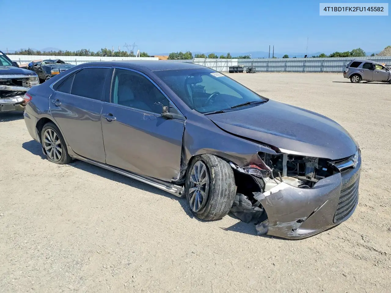 2015 Toyota Camry Hybrid Xle VIN: 4T1BD1FK2FU145582 Lot: 85982655