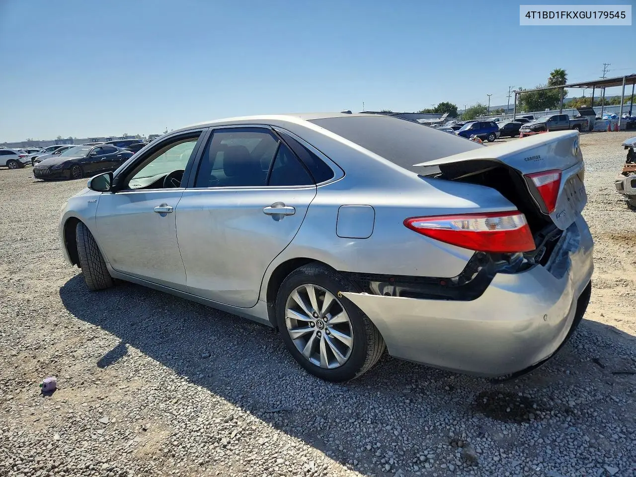 2016 Toyota Camry Hybrid Xle VIN: 4T1BD1FKXGU179545 Lot: 55744636