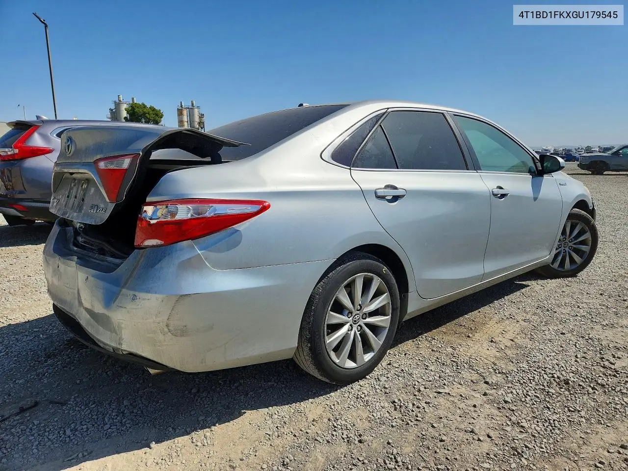 2016 Toyota Camry Hybrid Xle VIN: 4T1BD1FKXGU179545 Lot: 55744636