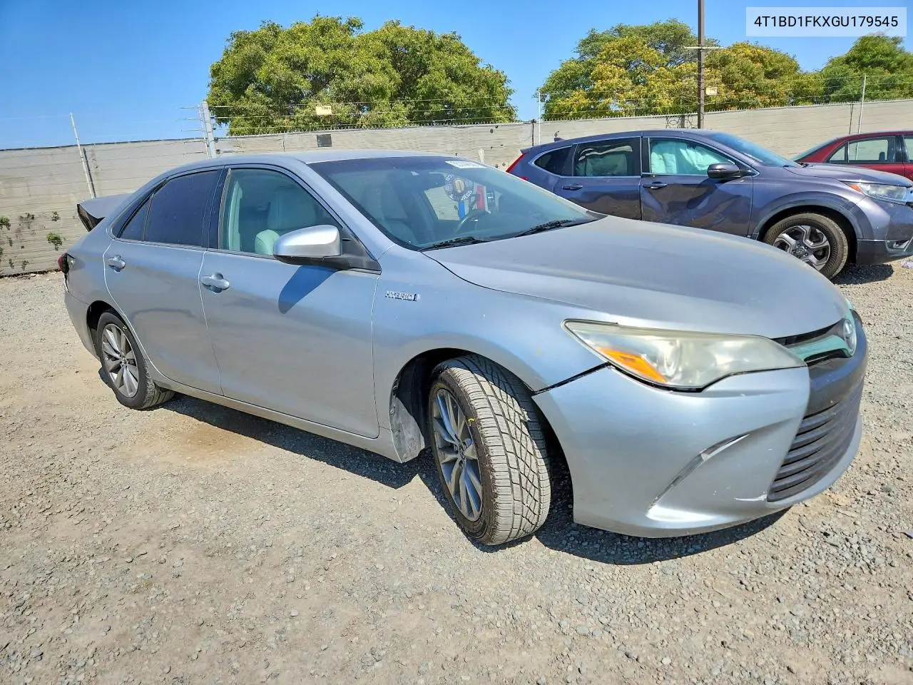2016 Toyota Camry Hybrid Xle VIN: 4T1BD1FKXGU179545 Lot: 55744636