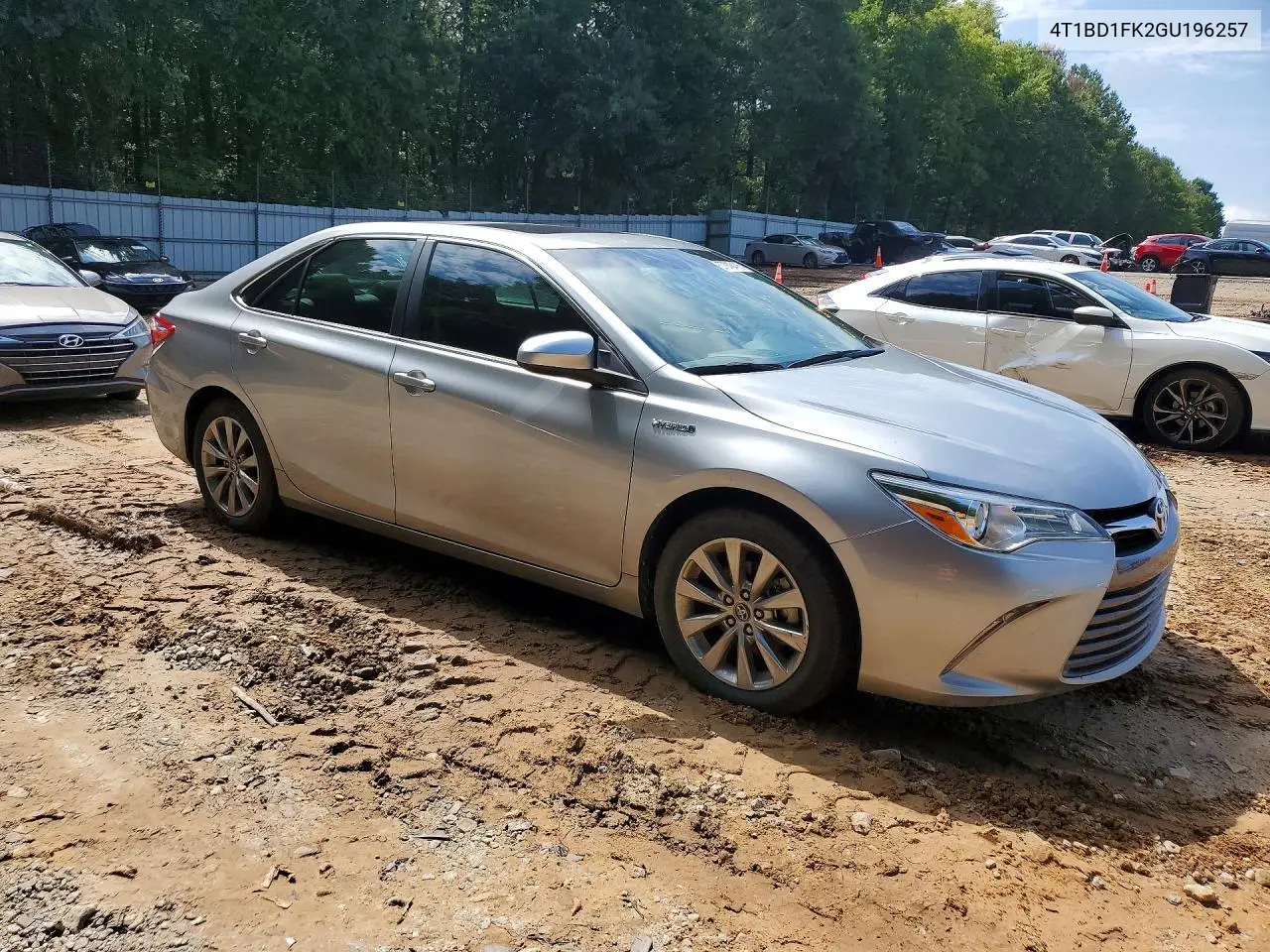 2016 Toyota Camry Hybrid Xle VIN: 4T1BD1FK2GU196257 Lot: 57843476