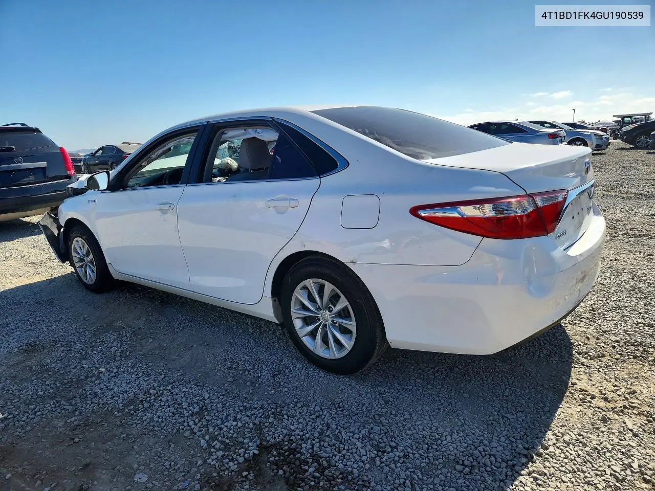 2016 Toyota Camry Hybrid Le VIN: 4T1BD1FK4GU190539 Lot: 57915356