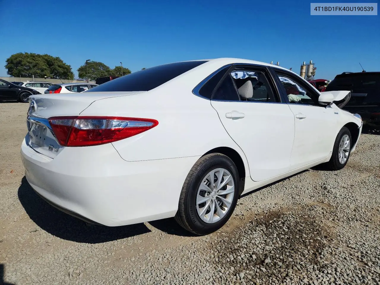 2016 Toyota Camry Hybrid Le VIN: 4T1BD1FK4GU190539 Lot: 57915356