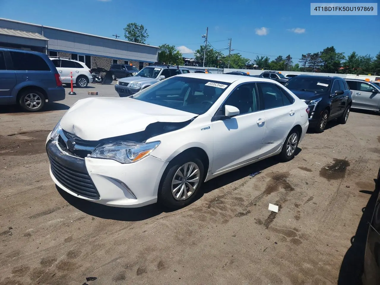 2016 Toyota Camry Hybrid Le VIN: 4T1BD1FK5GU197869 Lot: 60062546