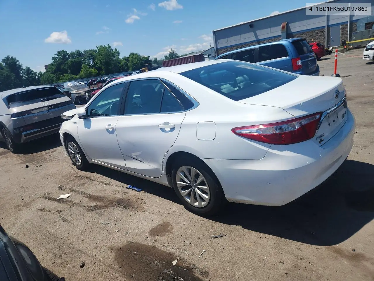 2016 Toyota Camry Hybrid Le VIN: 4T1BD1FK5GU197869 Lot: 60062546