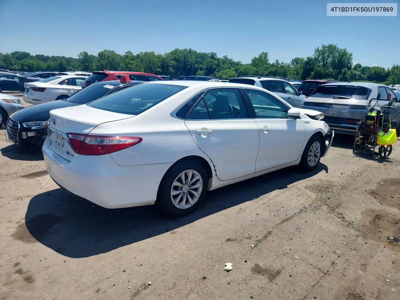 2016 Toyota Camry Hybrid Le VIN: 4T1BD1FK5GU197869 Lot: 60062546