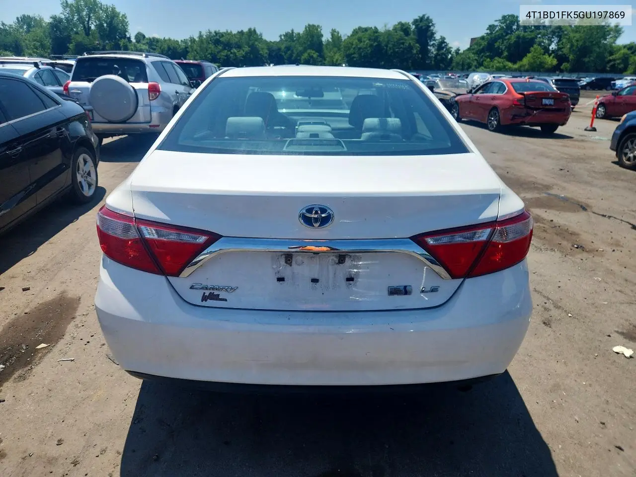 2016 Toyota Camry Hybrid Le VIN: 4T1BD1FK5GU197869 Lot: 60062546