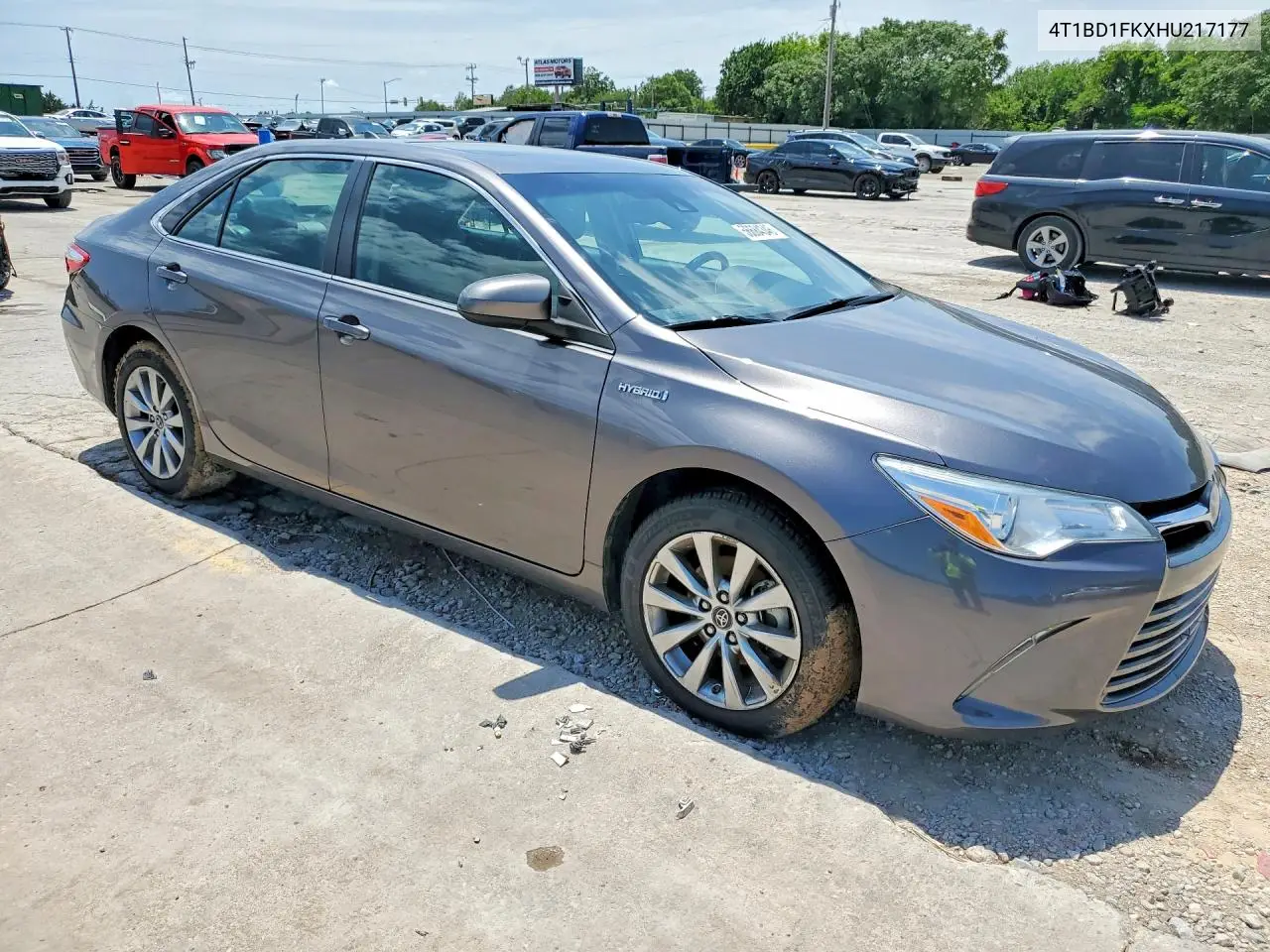 2017 Toyota Camry Hybrid Xle VIN: 4T1BD1FKXHU217177 Lot: 56684346