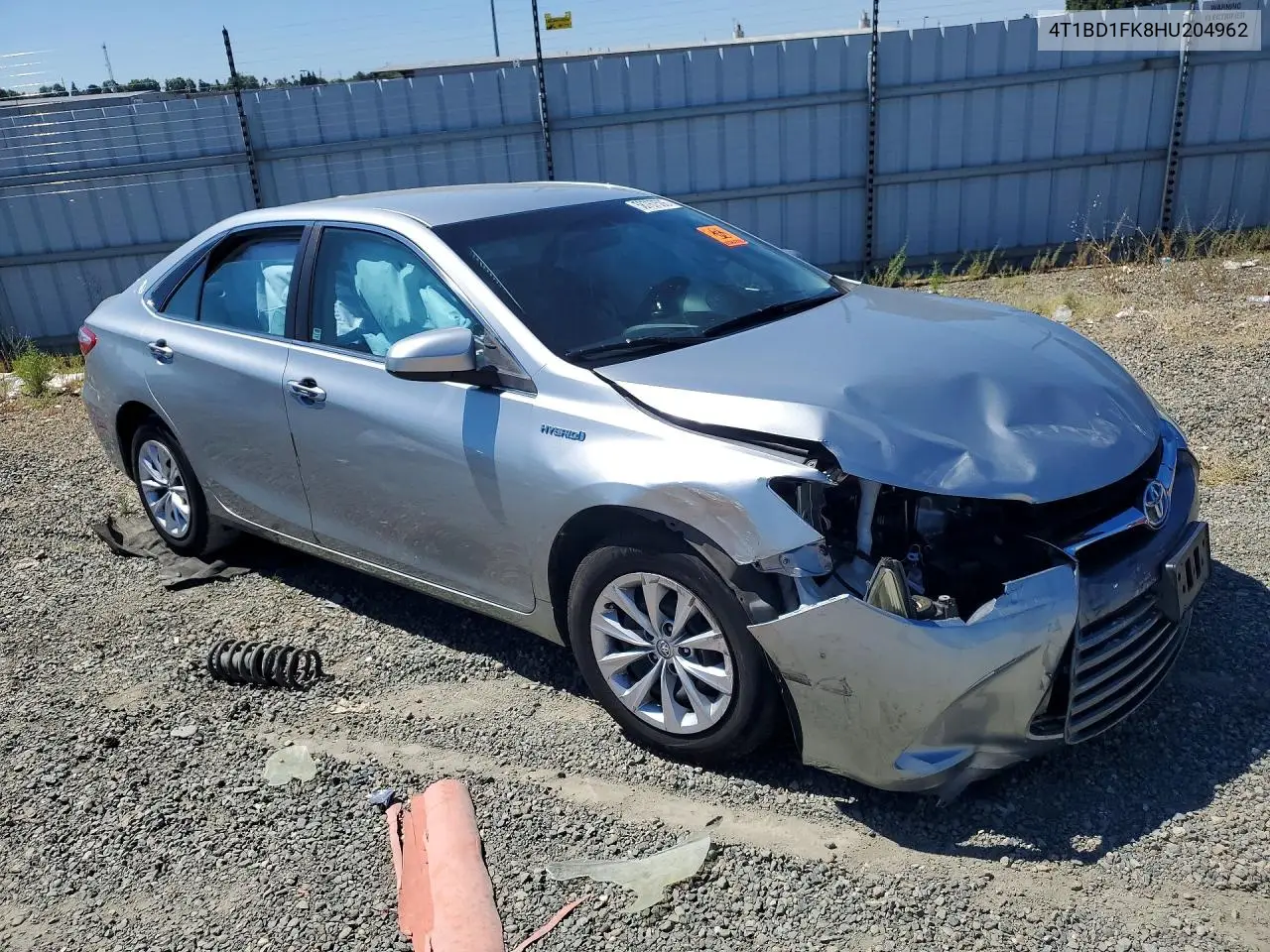 2017 Toyota Camry Hybrid Le VIN: 4T1BD1FK8HU204962 Lot: 58767506