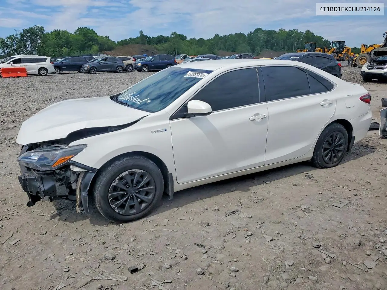 2017 Toyota Camry Hybrid Le VIN: 4T1BD1FK0HU214126 Lot: 58887676