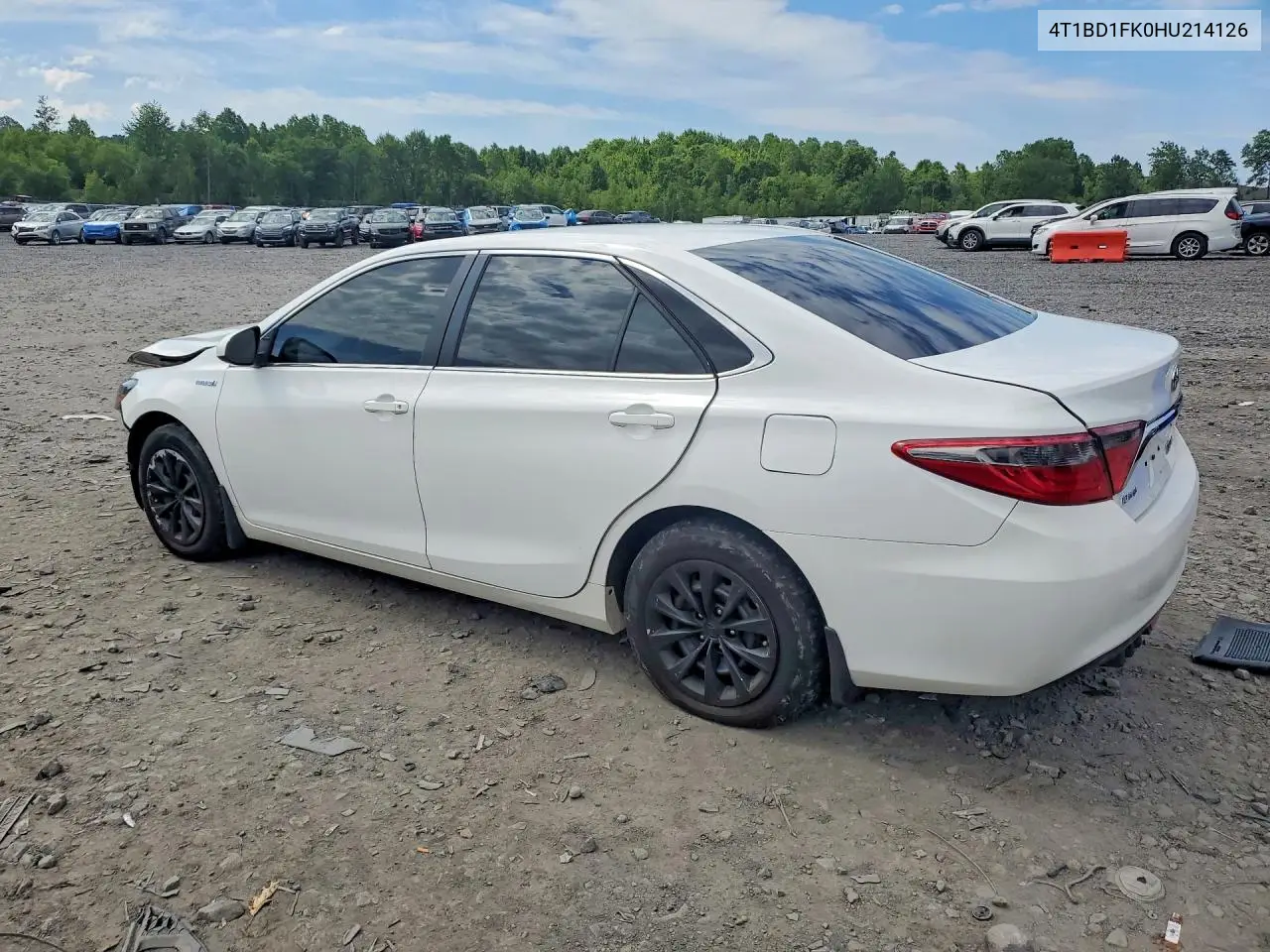 2017 Toyota Camry Hybrid Le VIN: 4T1BD1FK0HU214126 Lot: 58887676
