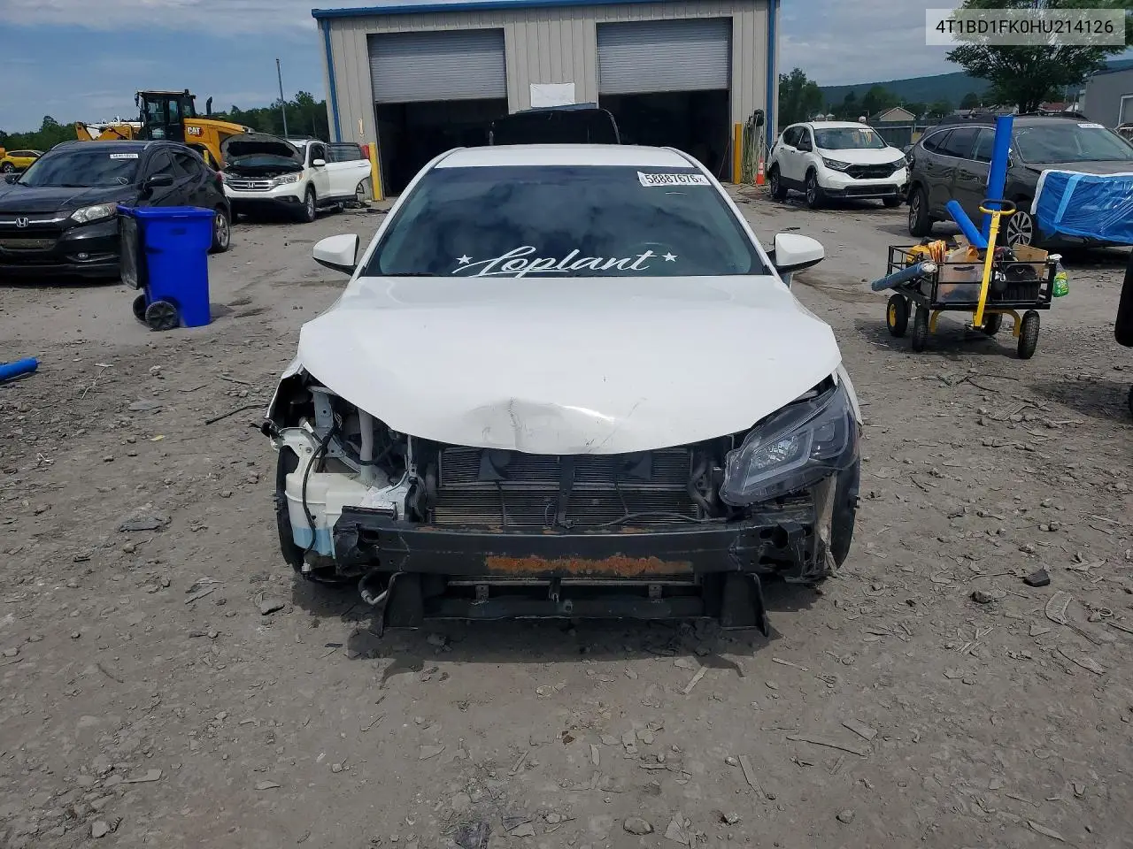 2017 Toyota Camry Hybrid Le VIN: 4T1BD1FK0HU214126 Lot: 58887676