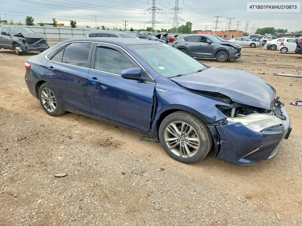 2017 Toyota Camry Hybrid Xle VIN: 4T1BD1FK6HU210873 Lot: 58954016
