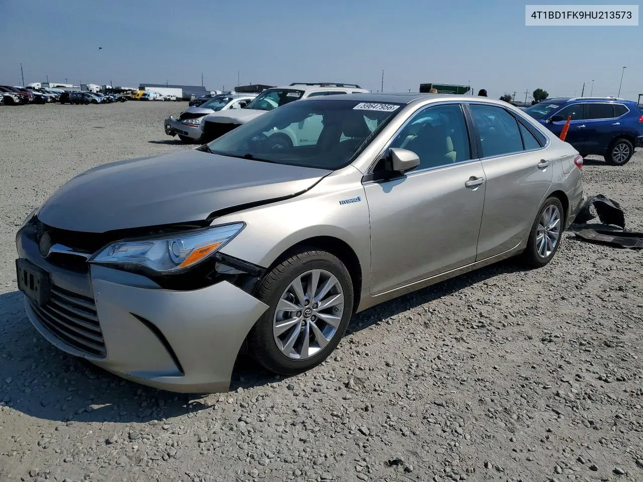 2017 Toyota Camry Hybrid Xle VIN: 4T1BD1FK9HU213573 Lot: 59647956