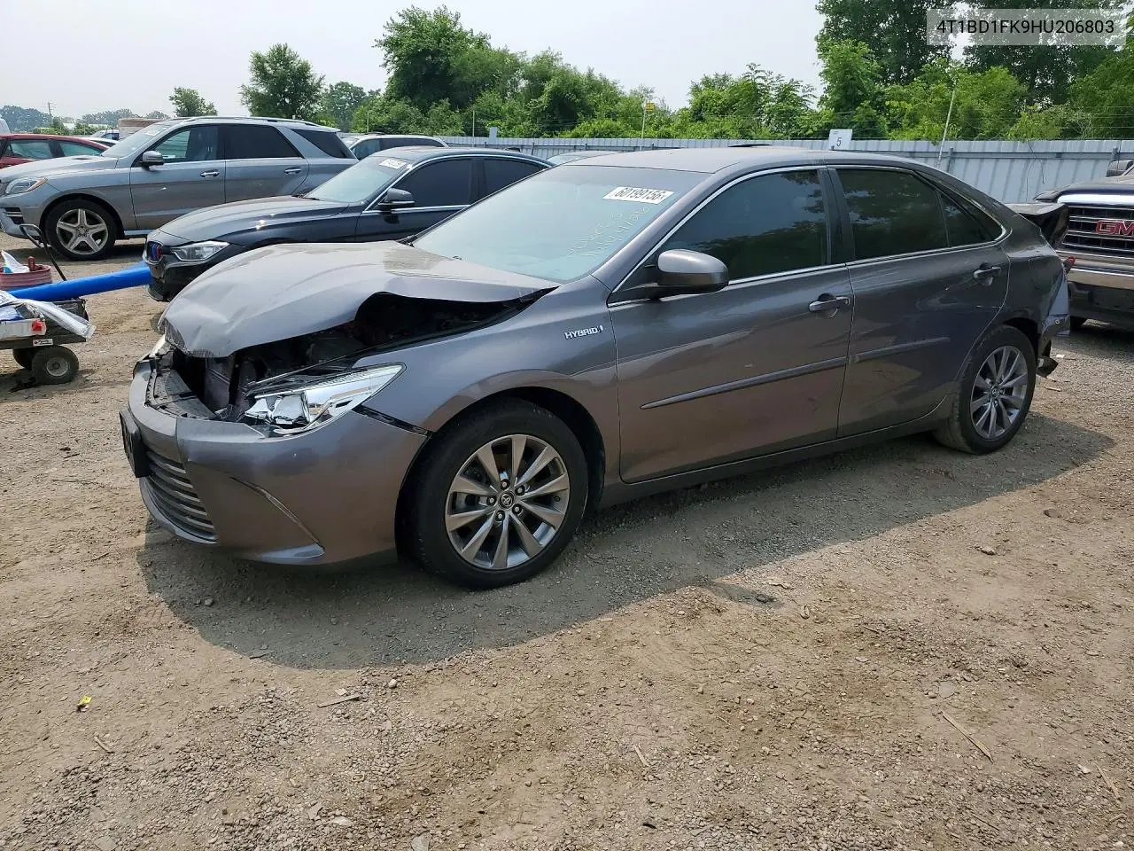 4T1BD1FK9HU206803 2017 Toyota Camry Hybrid Xle