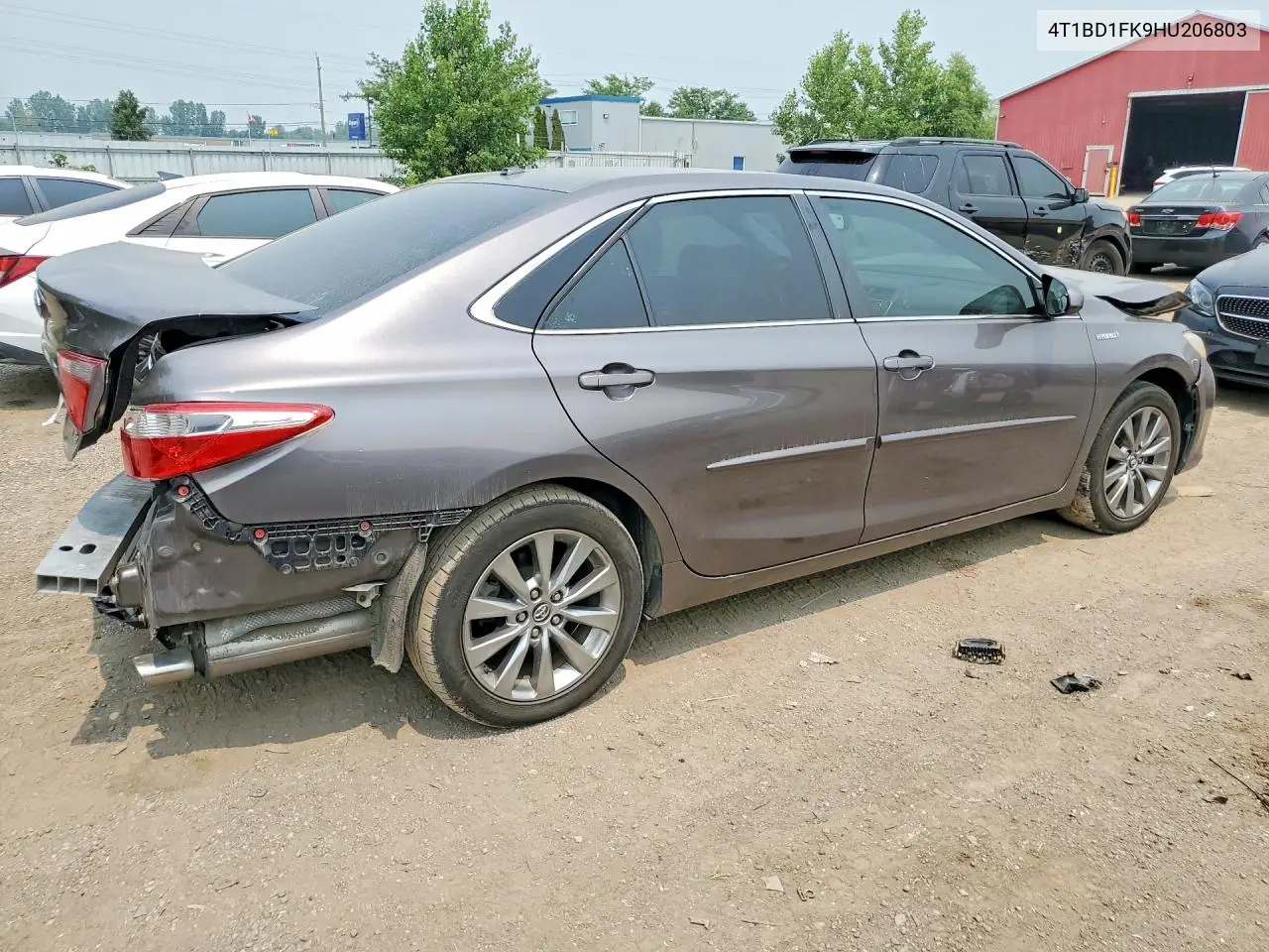 4T1BD1FK9HU206803 2017 Toyota Camry Hybrid Xle