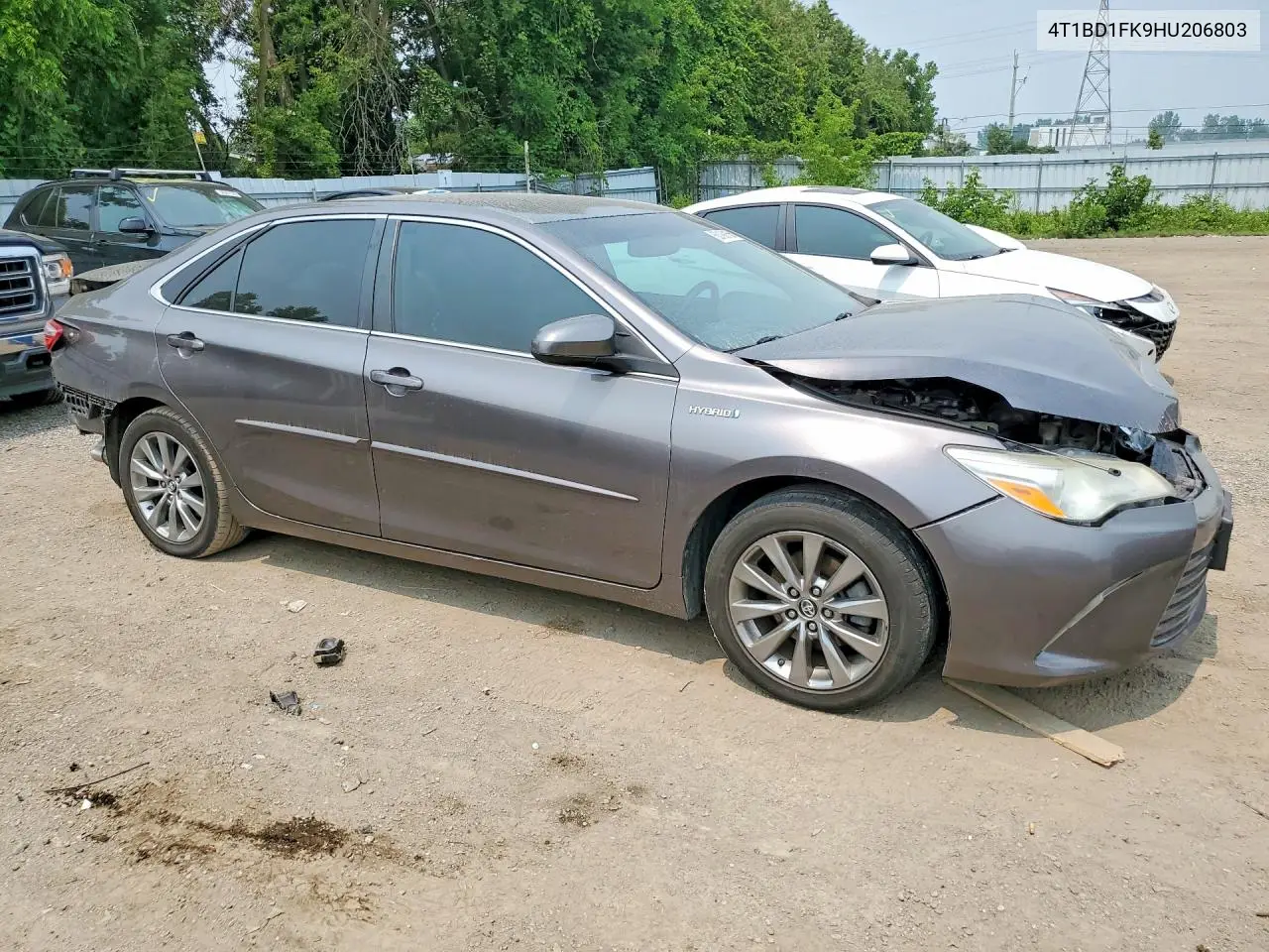 4T1BD1FK9HU206803 2017 Toyota Camry Hybrid Xle