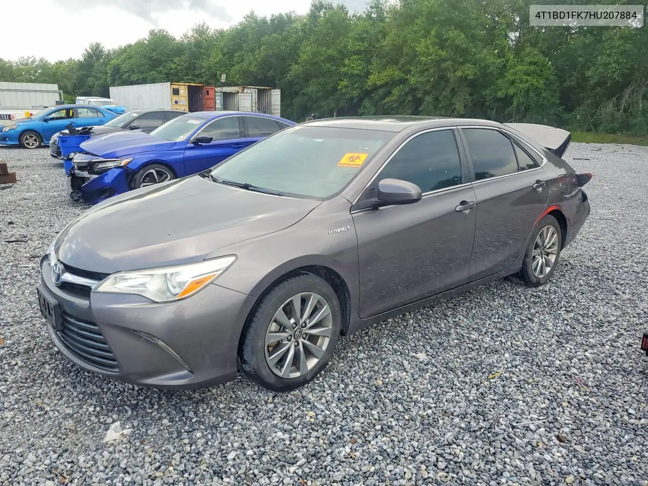 2017 Toyota Camry Hybrid Xle VIN: 4T1BD1FK7HU207884 Lot: 60250136