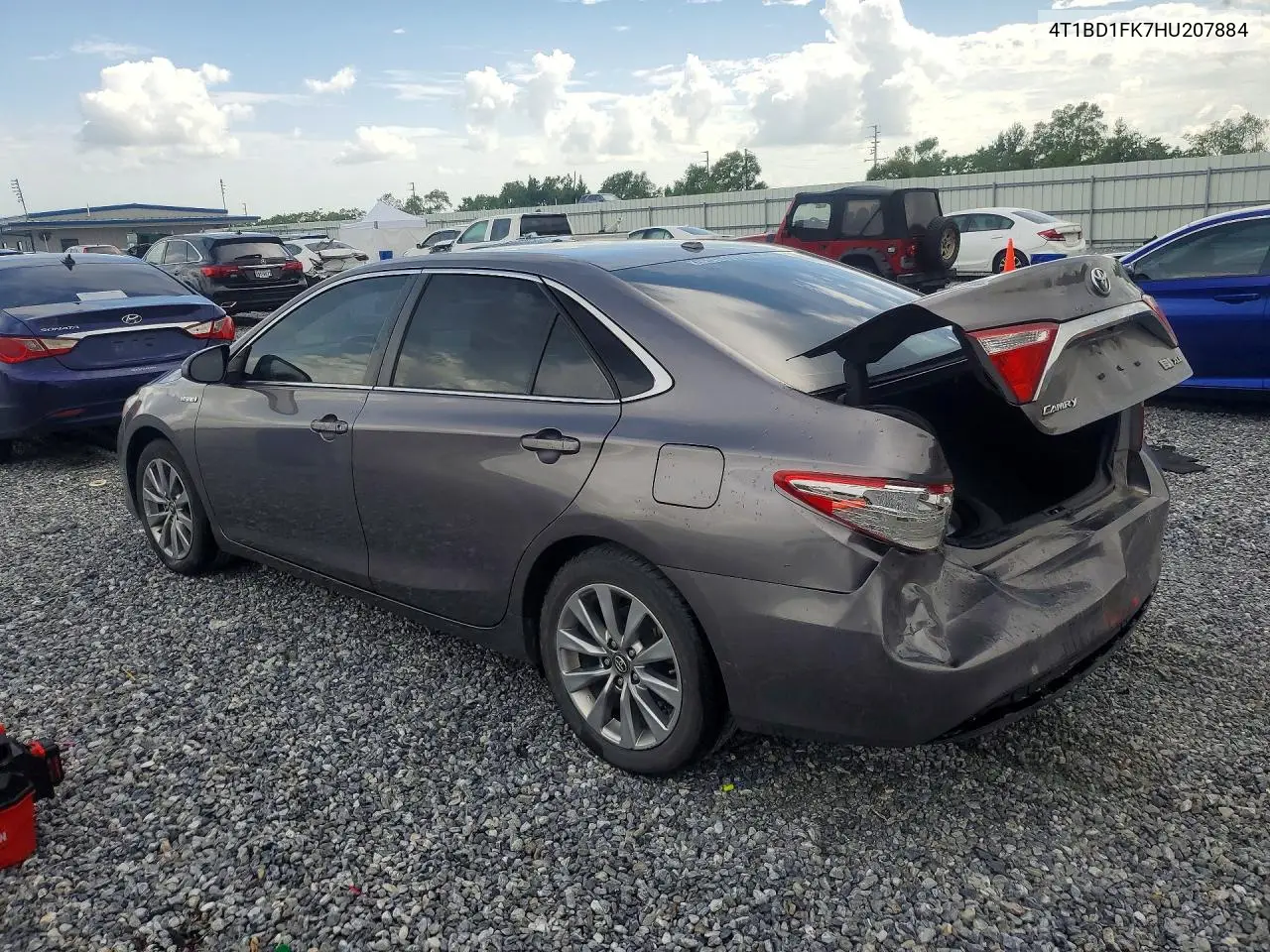 2017 Toyota Camry Hybrid Xle VIN: 4T1BD1FK7HU207884 Lot: 60250136