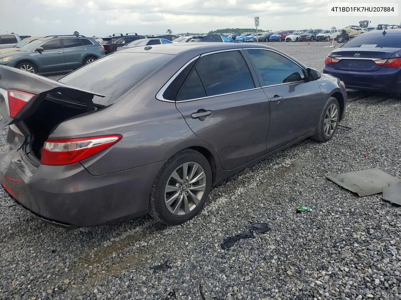 2017 Toyota Camry Hybrid Xle VIN: 4T1BD1FK7HU207884 Lot: 60250136