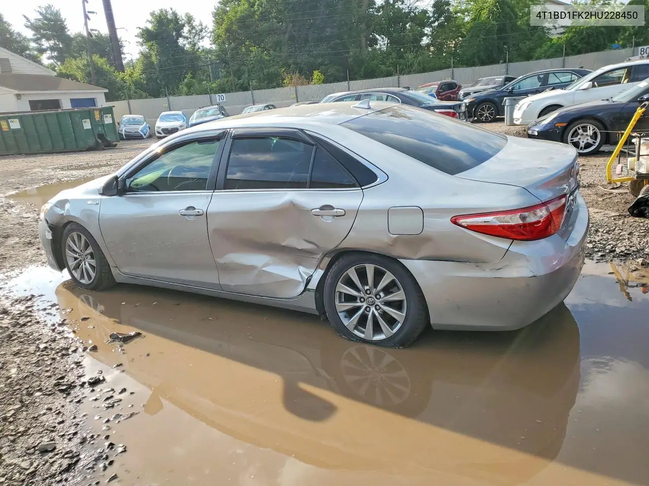 2017 Toyota Camry Hybrid Xle VIN: 4T1BD1FK2HU228450 Lot: 60827326