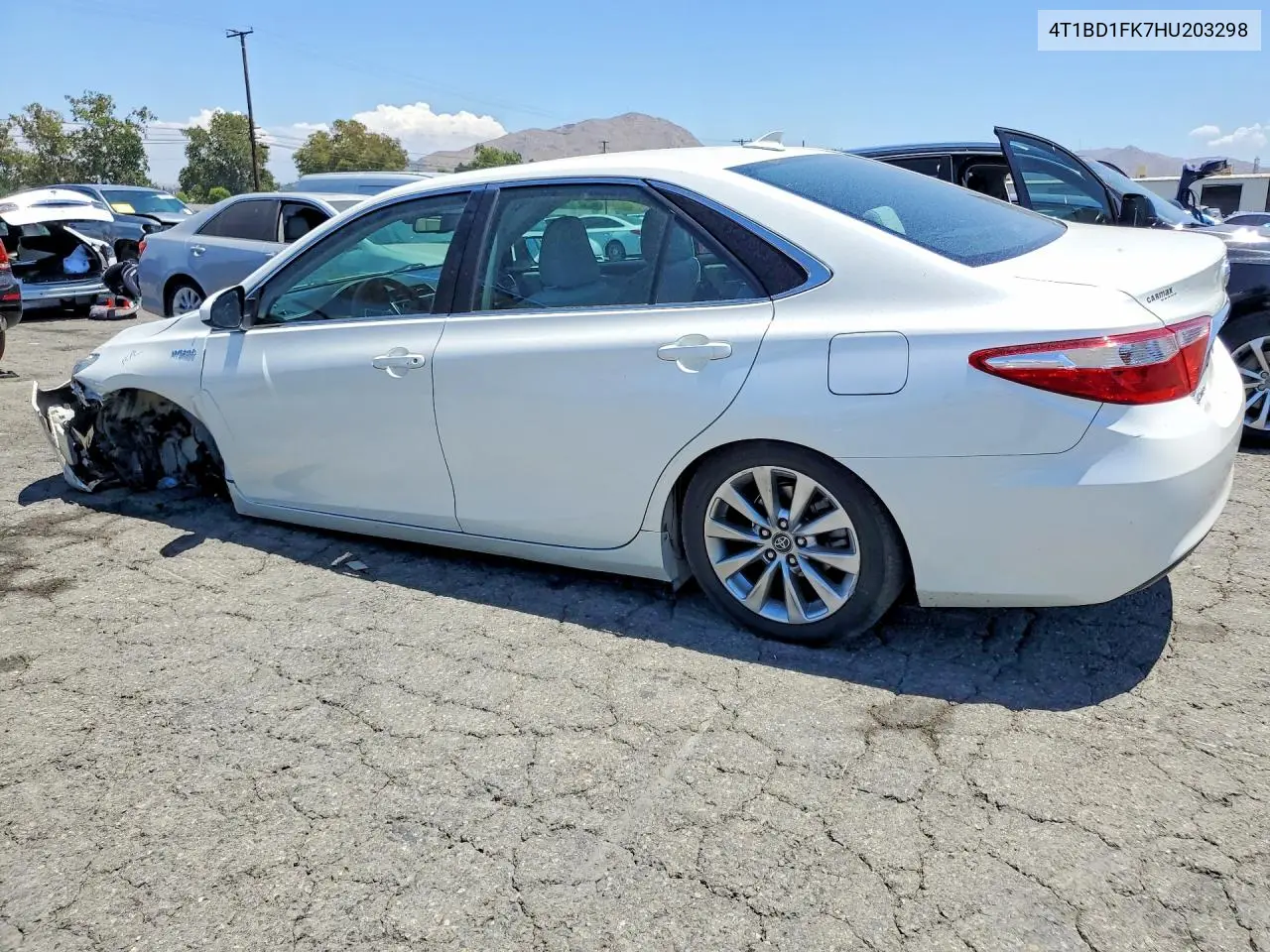 2017 Toyota Camry Hybrid Xle VIN: 4T1BD1FK7HU203298 Lot: 61162106