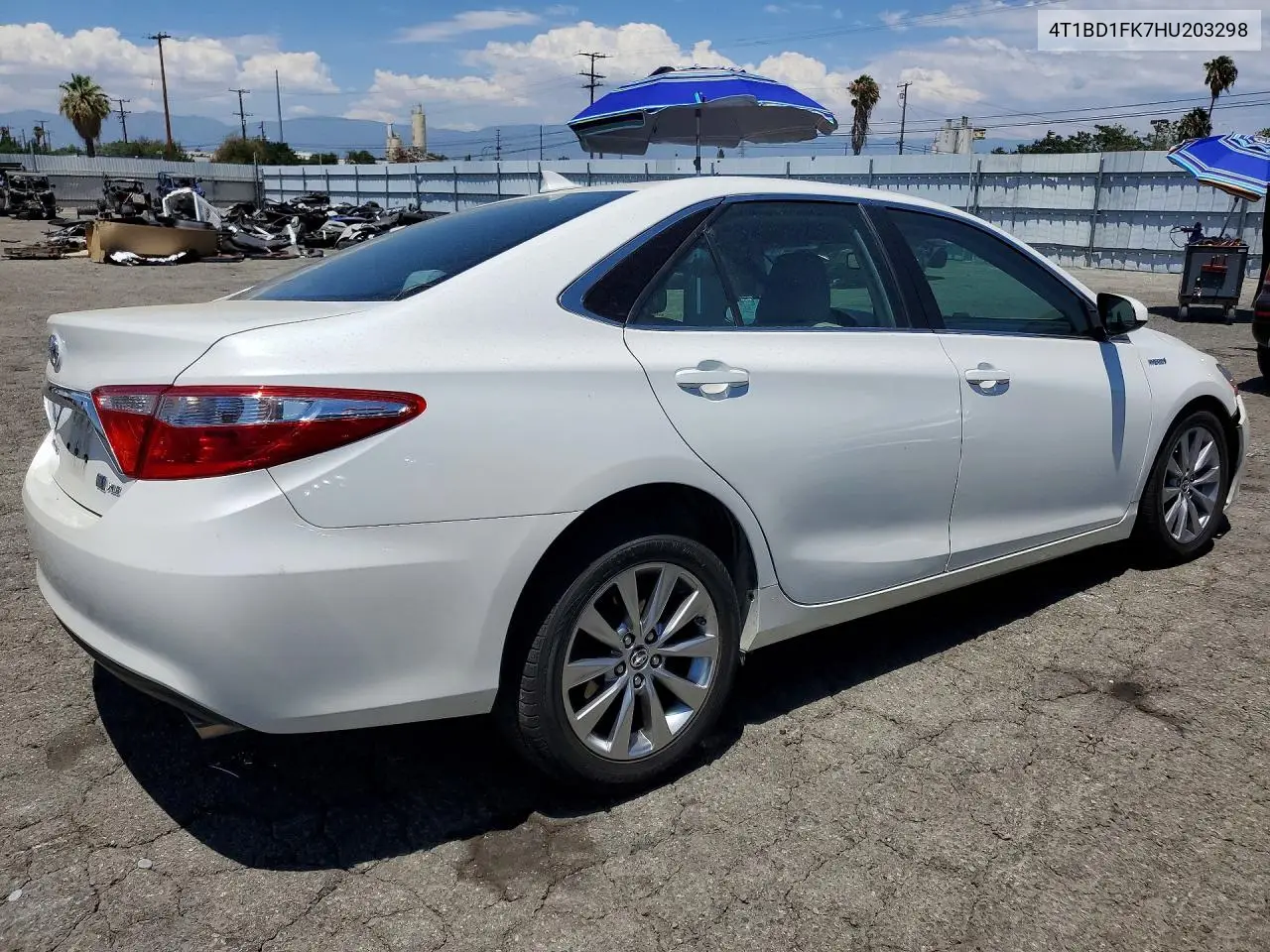 2017 Toyota Camry Hybrid Xle VIN: 4T1BD1FK7HU203298 Lot: 61162106