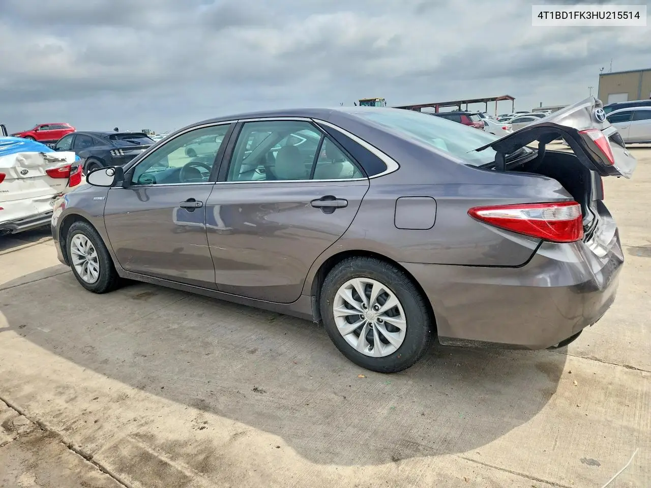2017 Toyota Camry Hybrid Le VIN: 4T1BD1FK3HU215514 Lot: 61425286