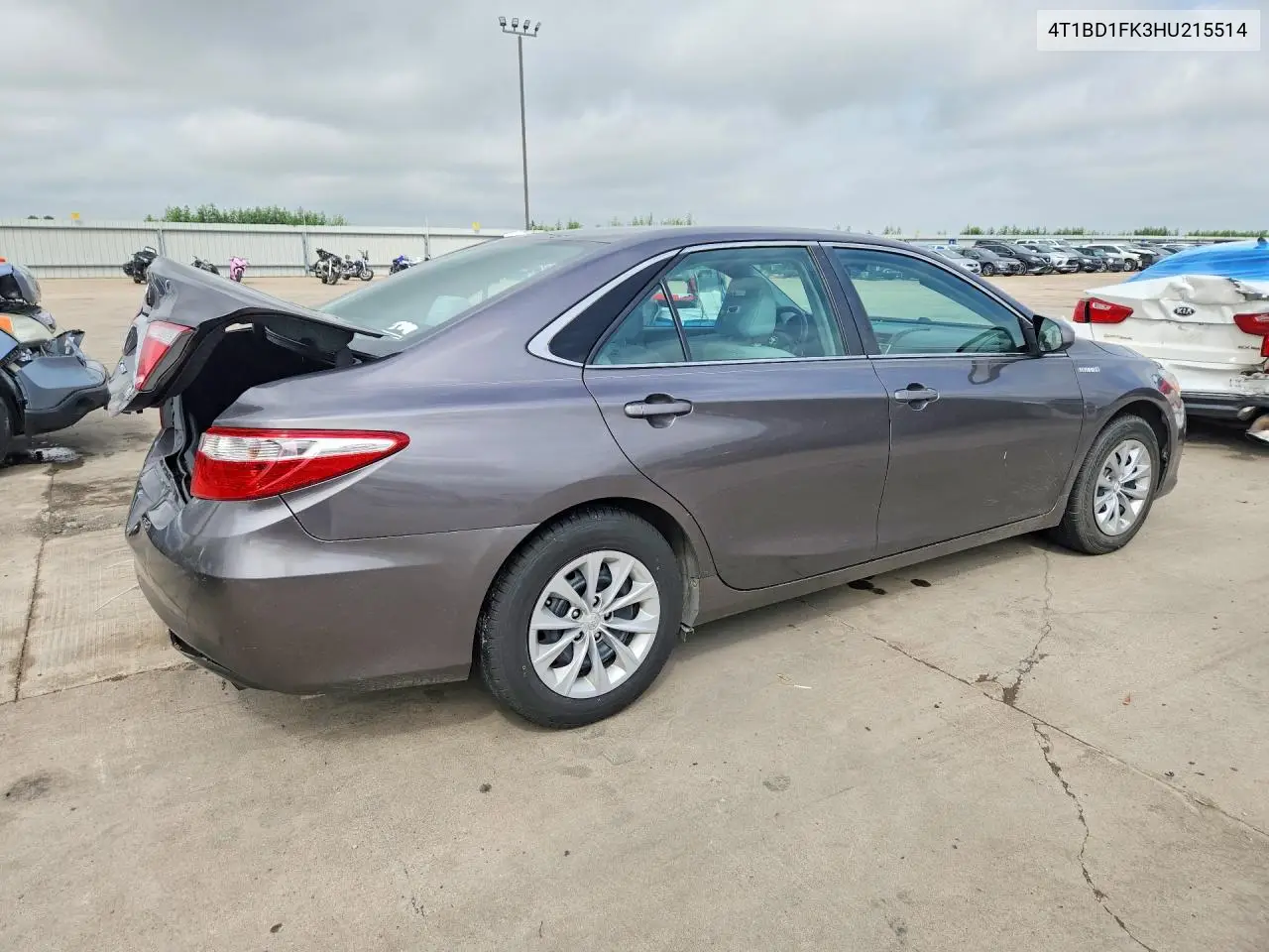 2017 Toyota Camry Hybrid Le VIN: 4T1BD1FK3HU215514 Lot: 61425286