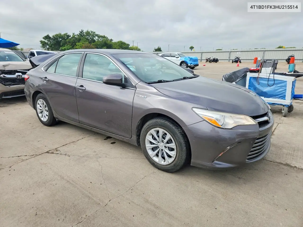 2017 Toyota Camry Hybrid Le VIN: 4T1BD1FK3HU215514 Lot: 61425286