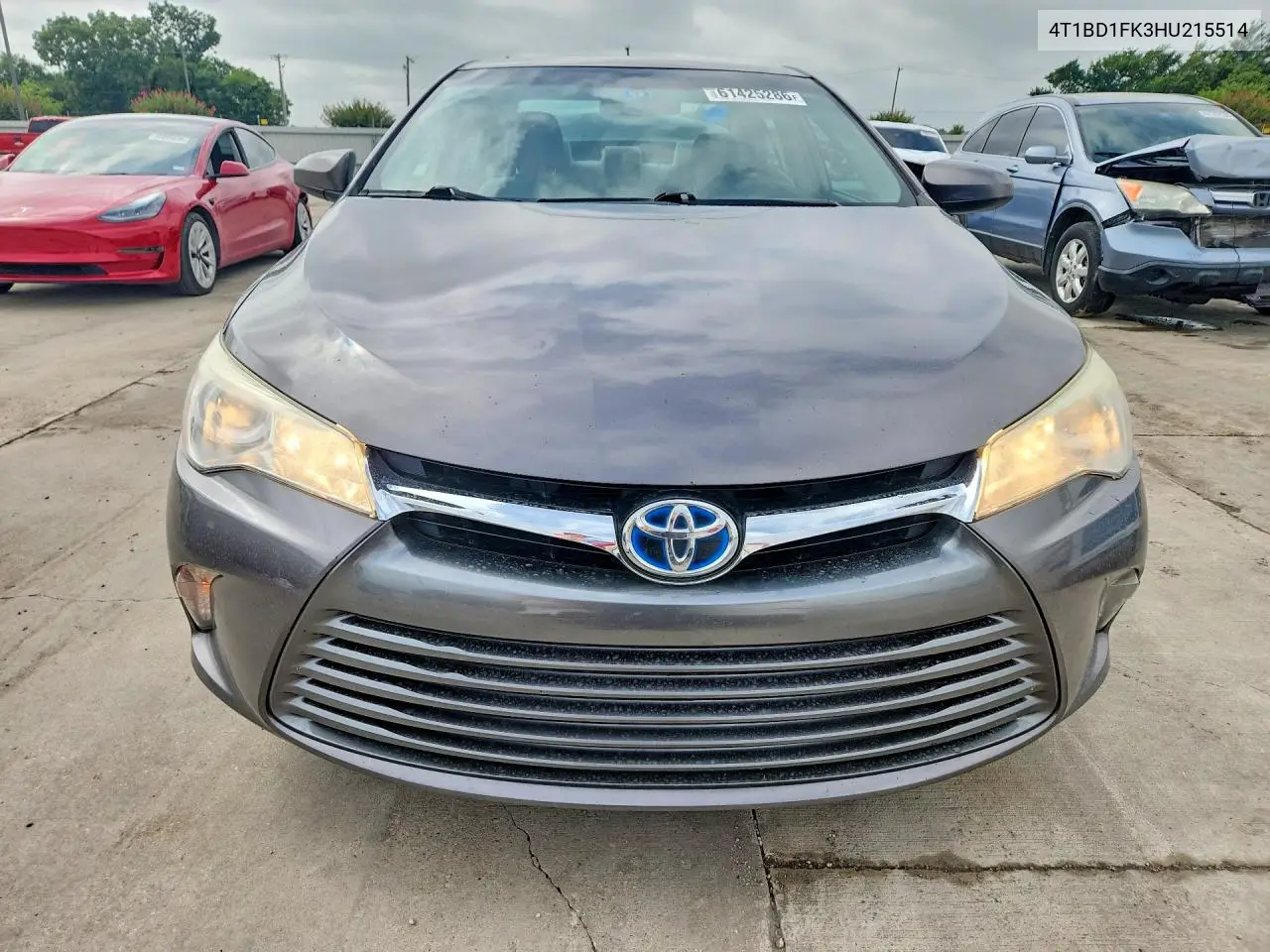 2017 Toyota Camry Hybrid Le VIN: 4T1BD1FK3HU215514 Lot: 61425286
