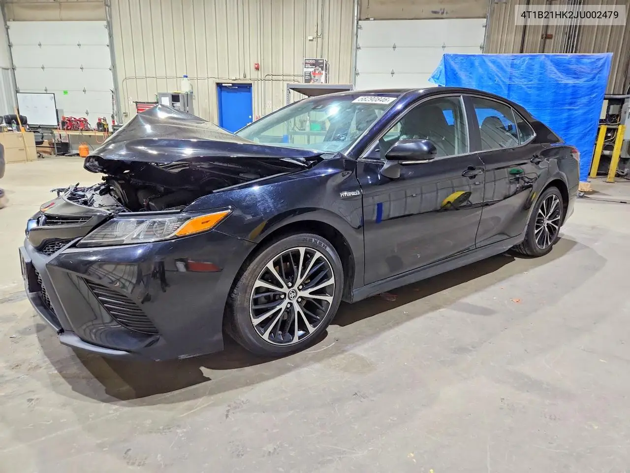 2018 Toyota Camry Hybrid Se VIN: 4T1B21HK2JU002479 Lot: 58290846