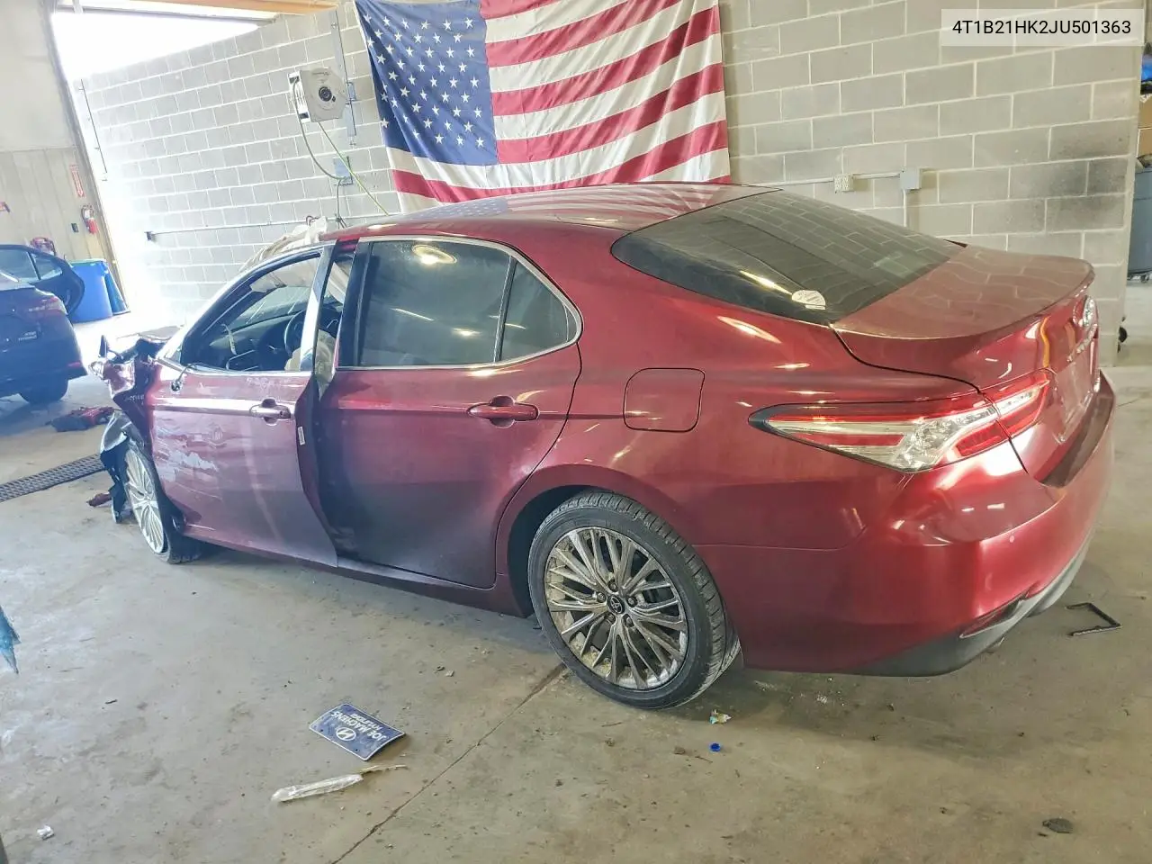 2018 Toyota Camry Hybrid Xle VIN: 4T1B21HK2JU501363 Lot: 58385226