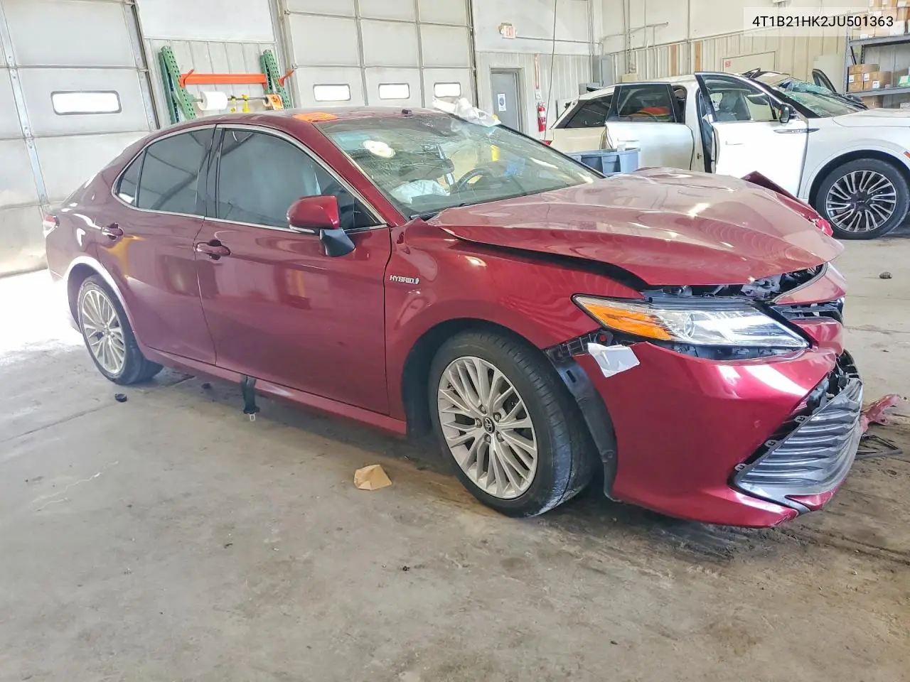 2018 Toyota Camry Hybrid Xle VIN: 4T1B21HK2JU501363 Lot: 58385226